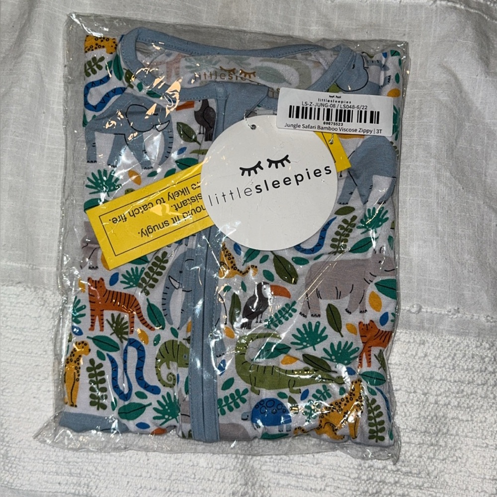 Little Sleepies Jungle Safari Zippy Pajamas